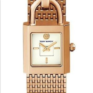 NEW Tory Burch Surrey Rose Gold Tone Stainless Watch